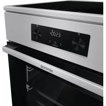 Gorenje 740742 kuchenka wolnostojąca elektryczna płyta indukcyjna Czarny, stal nierdzewna