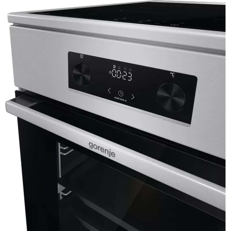 Gorenje 740742 kuchenka wolnostojąca elektryczna płyta indukcyjna Czarny, stal nierdzewna