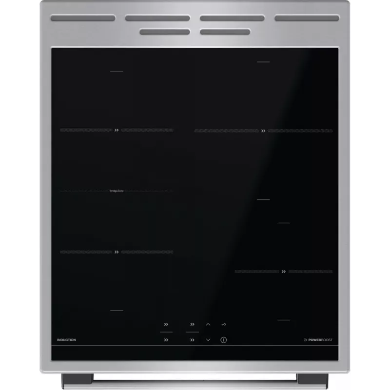 Gorenje 740742 kuchenka wolnostojąca elektryczna płyta indukcyjna Czarny, stal nierdzewna