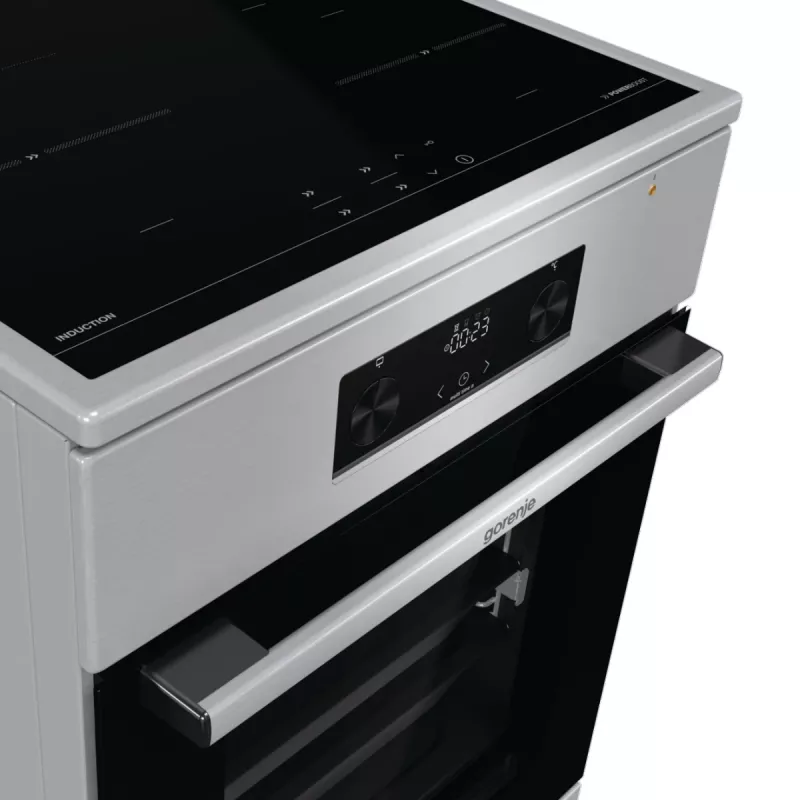 Gorenje 740742 kuchenka wolnostojąca elektryczna płyta indukcyjna Czarny, stal nierdzewna