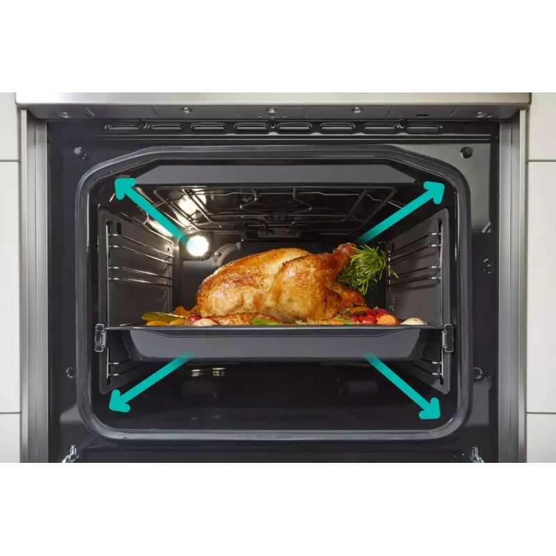 Gorenje 740742 kuchenka wolnostojąca elektryczna płyta indukcyjna Czarny, stal nierdzewna