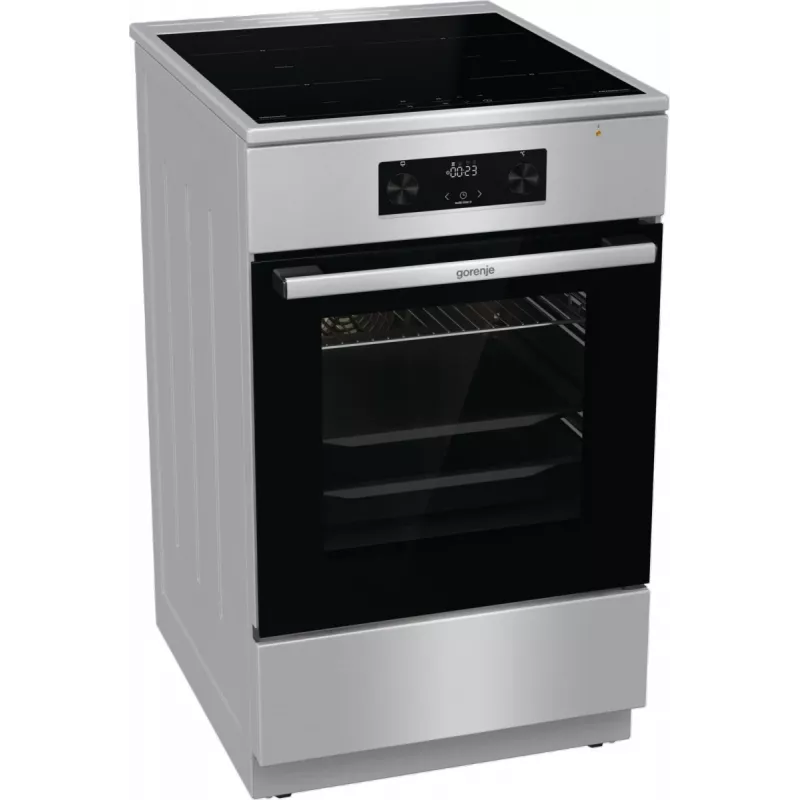 Gorenje 740742 kuchenka wolnostojąca elektryczna płyta indukcyjna Czarny, stal nierdzewna