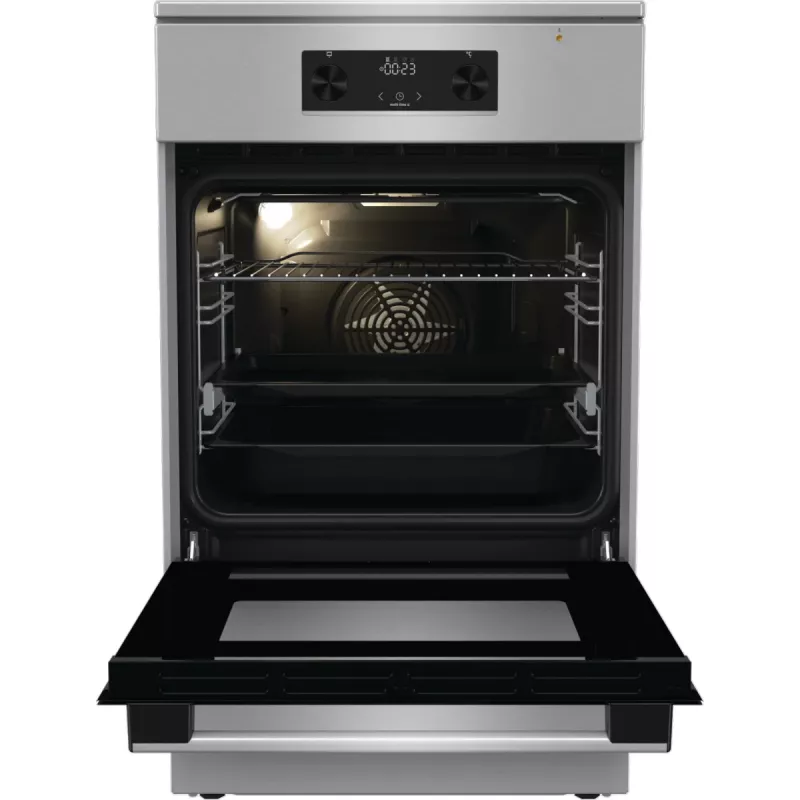 Gorenje 740742 kuchenka wolnostojąca elektryczna płyta indukcyjna Czarny, stal nierdzewna