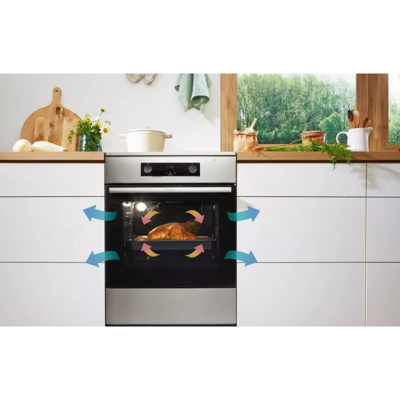 Gorenje 740742 kuchenka wolnostojąca elektryczna płyta indukcyjna Czarny, stal nierdzewna