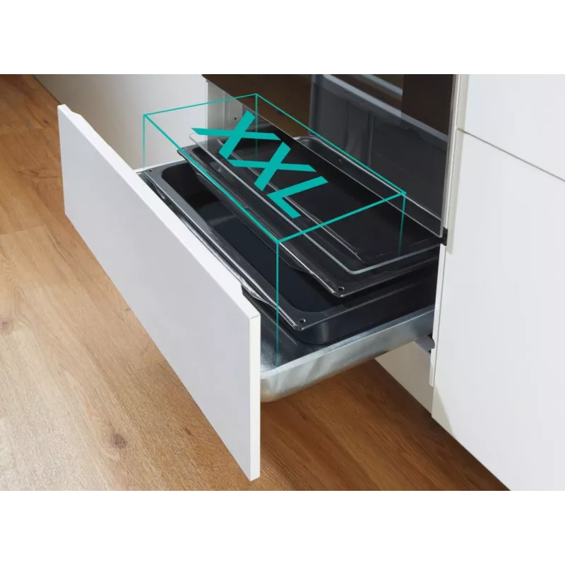 Gorenje 740742 kuchenka wolnostojąca elektryczna płyta indukcyjna Czarny, stal nierdzewna