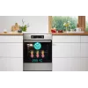 Gorenje 740742 kuchenka wolnostojąca elektryczna płyta indukcyjna Czarny, stal nierdzewna