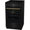 Gorenje GECS5B70CLB Kuchenka wolnostojąca Elektryczna Płyta ceramiczna Czarny