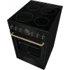 Gorenje GECS5B70CLB Kuchenka wolnostojąca Elektryczna Płyta ceramiczna Czarny