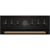Gorenje GECS5B70CLB Kuchenka wolnostojąca Elektryczna Płyta ceramiczna Czarny