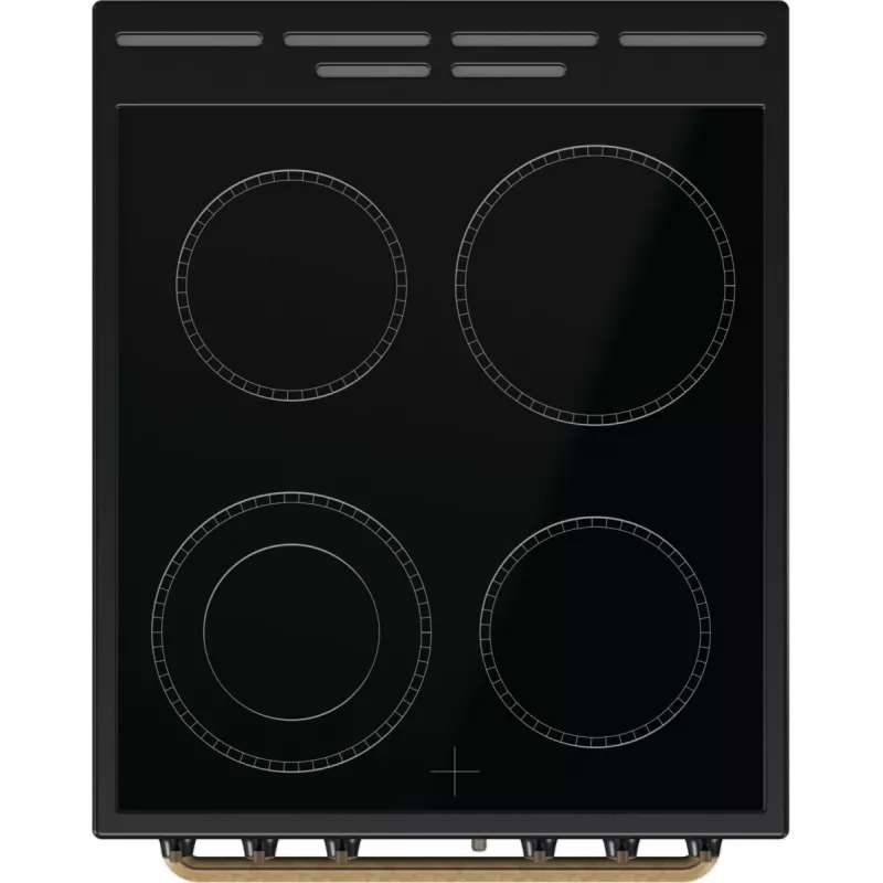 Gorenje GECS5B70CLB Kuchenka wolnostojąca Elektryczna Płyta ceramiczna Czarny