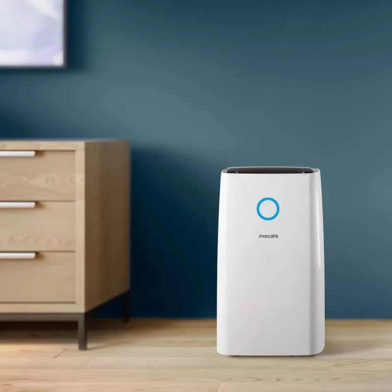 Philips 3000 series DE3306/11 Osuszacz powietrza 4 L 51 dB Biały, Jasnoszary