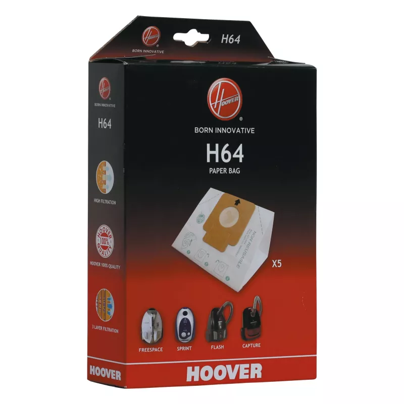 Hoover H64 BAG worek na kurz odkurzacz cylindryczny