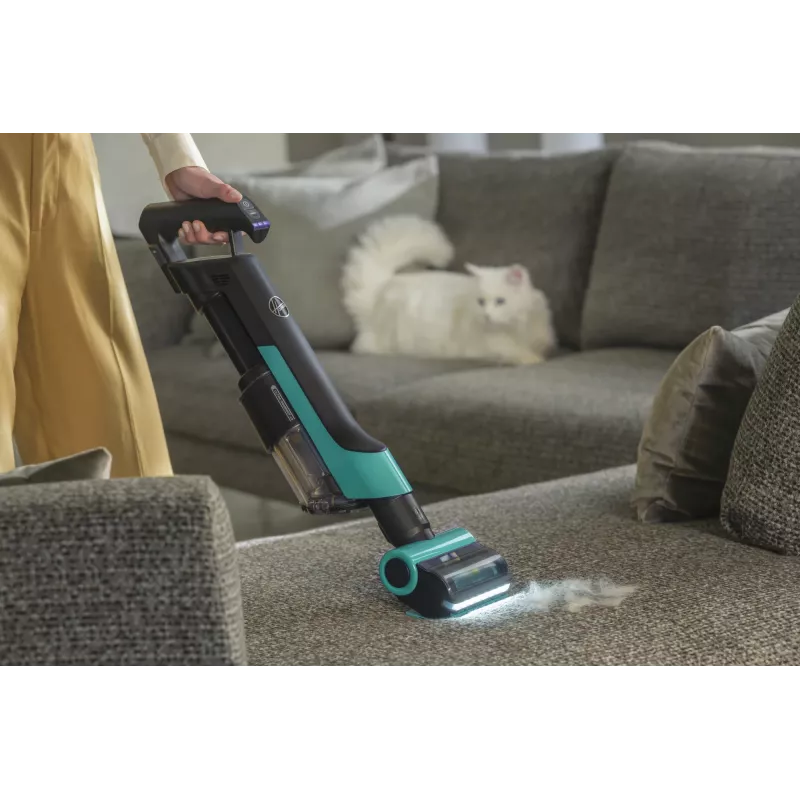 Hoover HF210P 011 odkurzacz ręczno-pionowy 2 w 1 Bateria Na sucho EPA Bezworkowy 165 W Turkusowy
