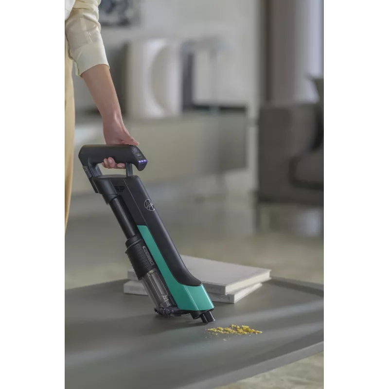 Hoover HF210P 011 odkurzacz ręczno-pionowy 2 w 1 Bateria Na sucho EPA Bezworkowy 165 W Turkusowy