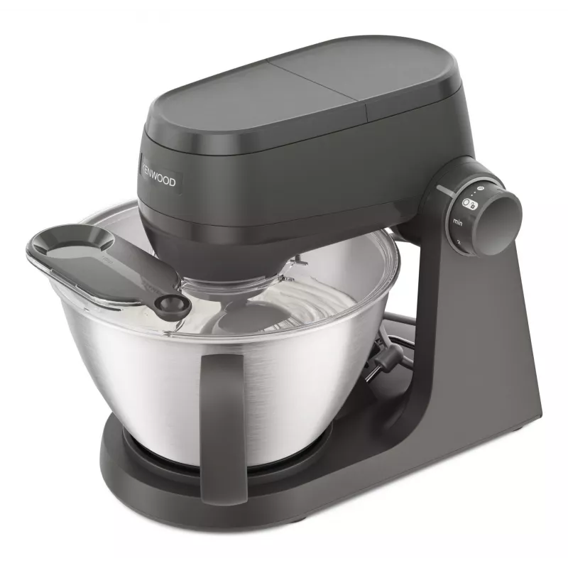 Robot kuchenny Kenwood KHC30.070GY — 1000 W, misa ze stali nierdzewnej 4,3 L, sterowanie obrotowe, szary