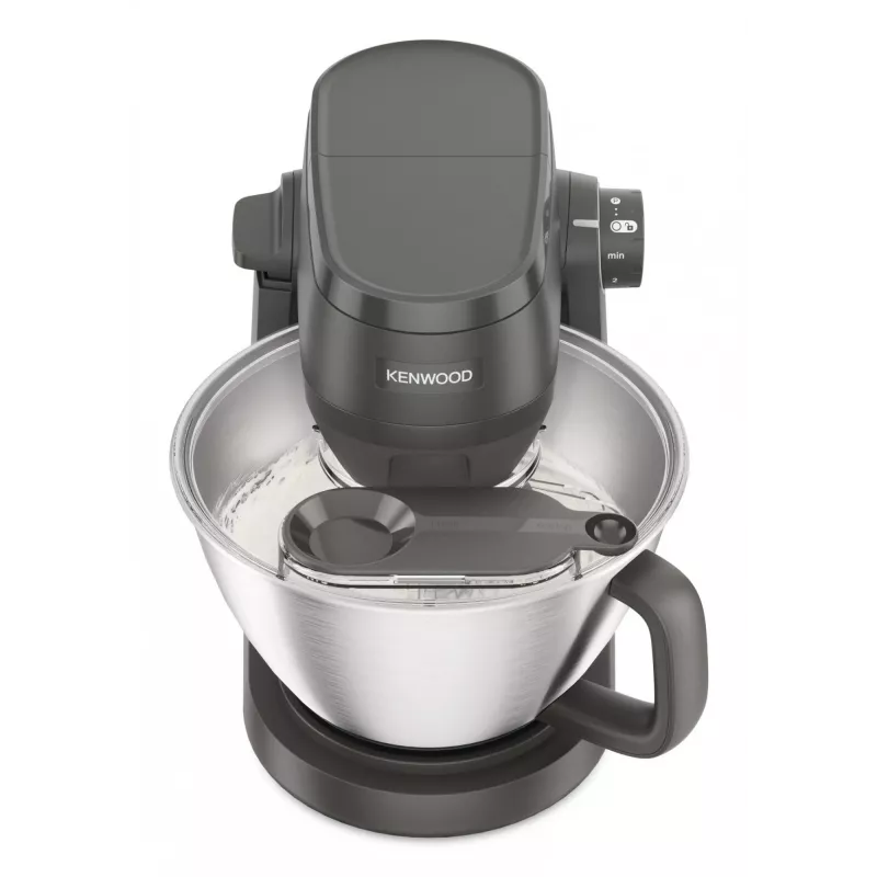 Robot kuchenny Kenwood KHC30.070GY — 1000 W, misa ze stali nierdzewnej 4,3 L, sterowanie obrotowe, szary