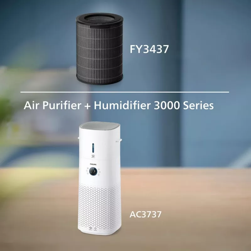 Filtr do oczyszczacza powietrza Philips FY3437/00 Szerokość 248 mm Głębokość 34,6 mm Wysokość 300,5 mm