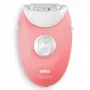 Braun Silk-épil 3 3-176 depilator z 3 dodatkami, różowy, biały, 20 pęset, golenie, AC, 100–240 V, 50–60 Hz