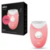 Braun Silk-épil 3 3-176 depilator z 3 dodatkami, różowy, biały, 20 pęset, golenie, AC, 100–240 V, 50–60 Hz