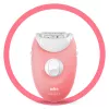 Braun Silk-épil 3 3-176 depilator z 3 dodatkami, różowy, biały, 20 pęset, golenie, AC, 100–240 V, 50–60 Hz