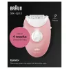 Braun Silk-épil 3 3-176 depilator z 3 dodatkami, różowy, biały, 20 pęset, golenie, AC, 100–240 V, 50–60 Hz