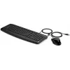 HP Pavilion klawiatura and mysz 200, przewodowy, USB, mechaniczny, QWERTY, czarny, mysz w zestawie