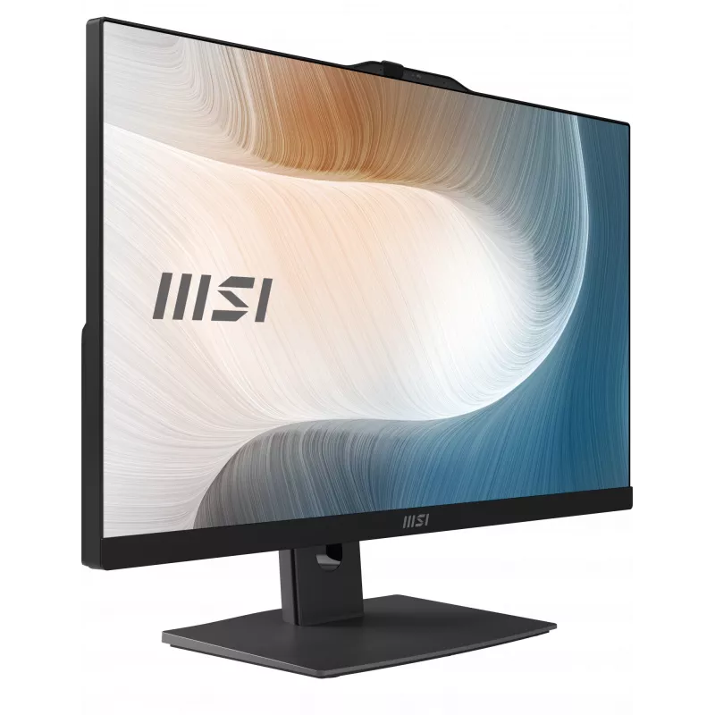 MSI Modern AM242P 1M-1223EU All-in-One PC/stacja robocza Intel Core 5 120U 60,5 cm (23,8 inch) 1920 x 1080 pikseli 8 GB DDR5-SDRAM 512 GB SSD Windows 11 Pro Wi-Fi 6E (802.11ax) Czarny