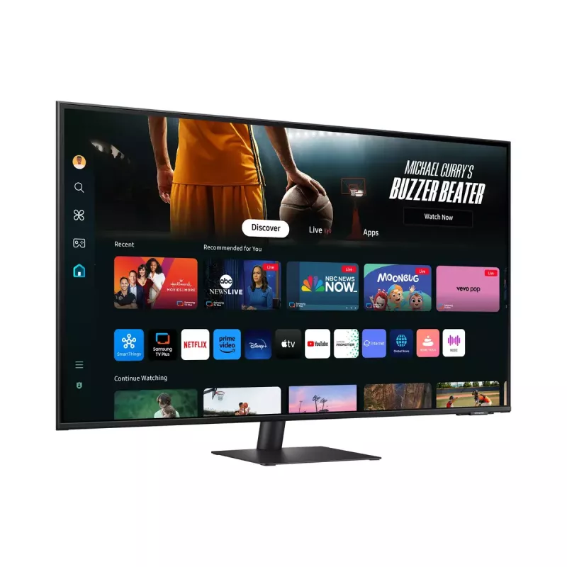 Samsung M70D monitor komputerowy 109,2 cm (43 cale) 3840 x 2160 pikseli 4K Ultra HD LCD Czarny