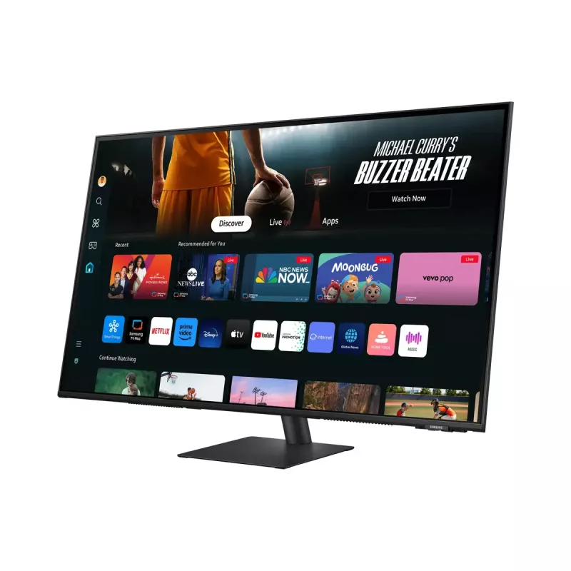 Samsung M70D monitor komputerowy 109,2 cm (43 cale) 3840 x 2160 pikseli 4K Ultra HD LCD Czarny