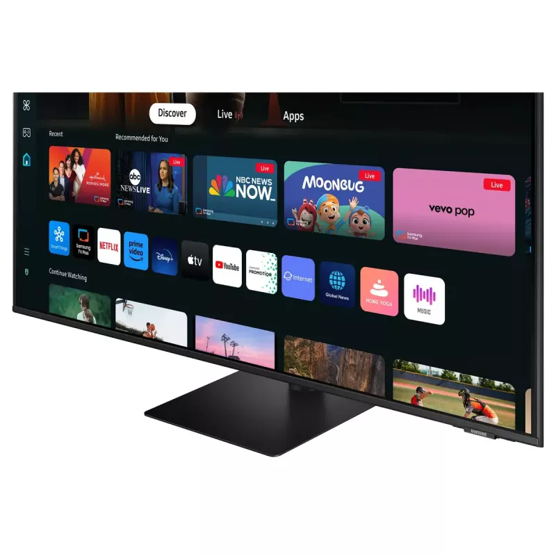 Samsung M70D monitor komputerowy 109,2 cm (43 cale) 3840 x 2160 pikseli 4K Ultra HD LCD Czarny