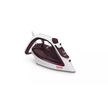 Żelazko Tefal EasyGliss Plus FV5714 Żelazko suche i parowe Stopa Durilium 2400 W Bordeaux, Białe