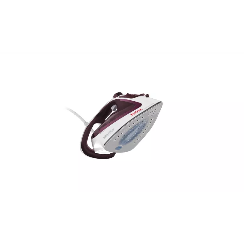 Żelazko Tefal EasyGliss Plus FV5714 Żelazko suche i parowe Stopa Durilium 2400 W Bordeaux, Białe
