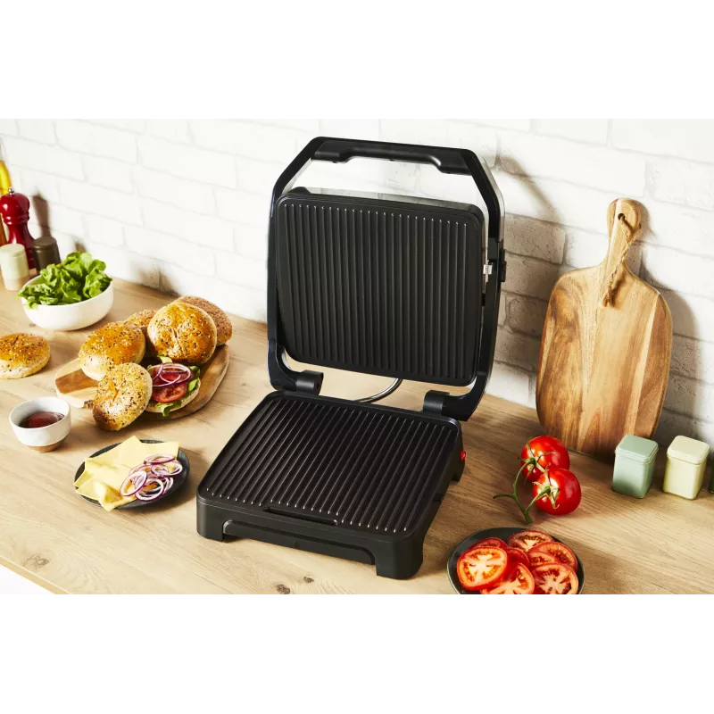 Grill kontaktowy Tefal Inicio Adjust GC272D10 z nieprzywierającymi płytami i regulacją temperatury