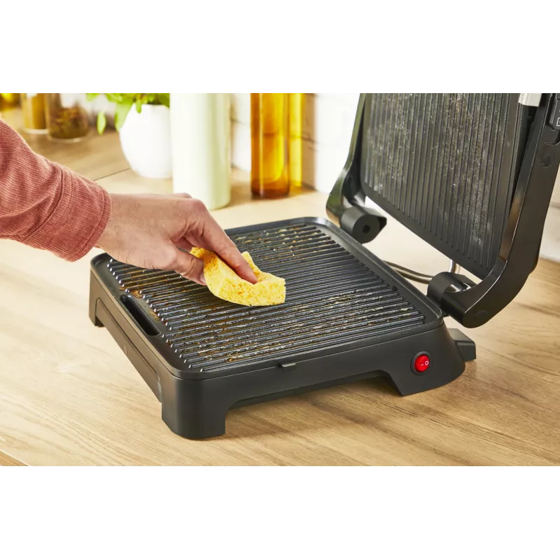 Grill kontaktowy Tefal Inicio Adjust GC272D10 z nieprzywierającymi płytami i regulacją temperatury