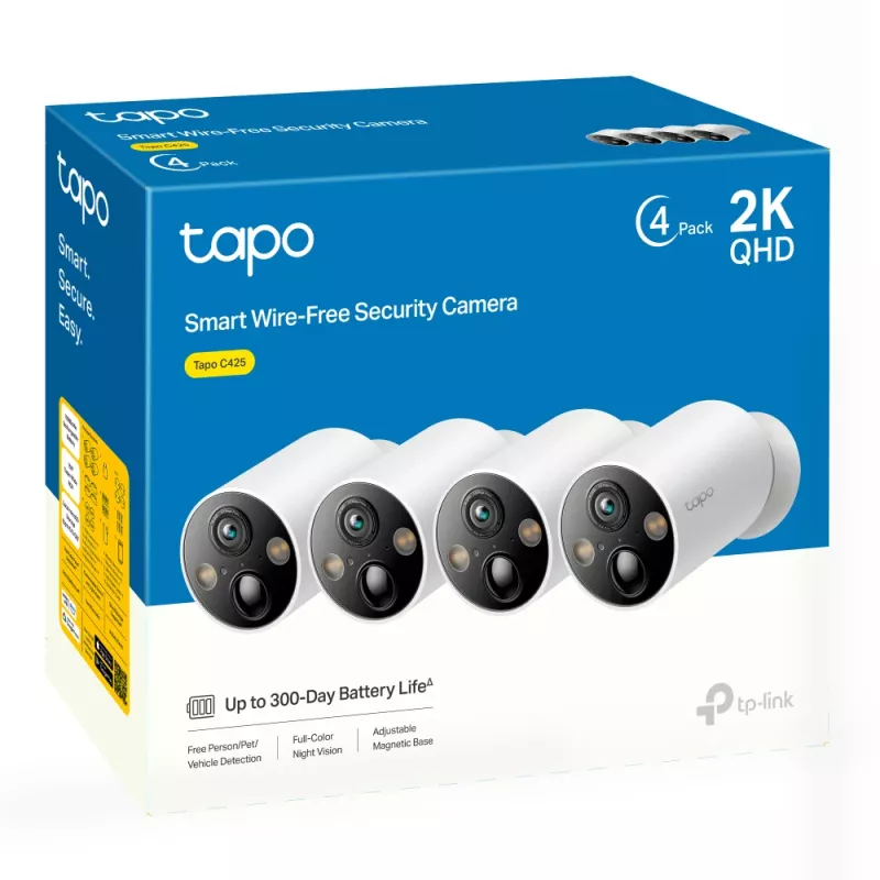 Kamera IP bezpieczeństwa TP-Link Tapo C425 2560 x 1440 Outdoor