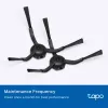 TP-Link Tapo Robot Vacuum Replacement Kit, Zestaw akcesoriów, Odkurzacz robot, Czarny, Biały, Tapo RV30 Max Plus, Tapo RV30 Max, Tapo RV20 Max Plus, Tapo RV20 Max, Pudełko do zawieszenia, 183 mm