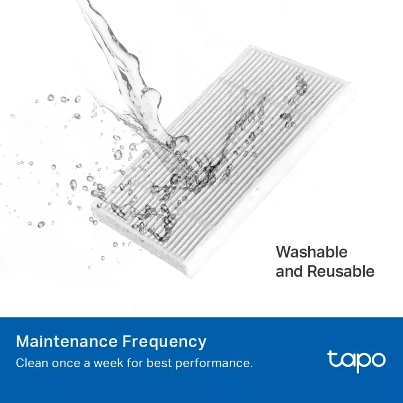 TP-Link Tapo Robot Vacuum Replacement Kit, Zestaw akcesoriów, Odkurzacz robot, Czarny, Biały, Tapo RV30 Max Plus, Tapo RV30 Max, Tapo RV20 Max Plus, Tapo RV20 Max, Pudełko do zawieszenia, 183 mm