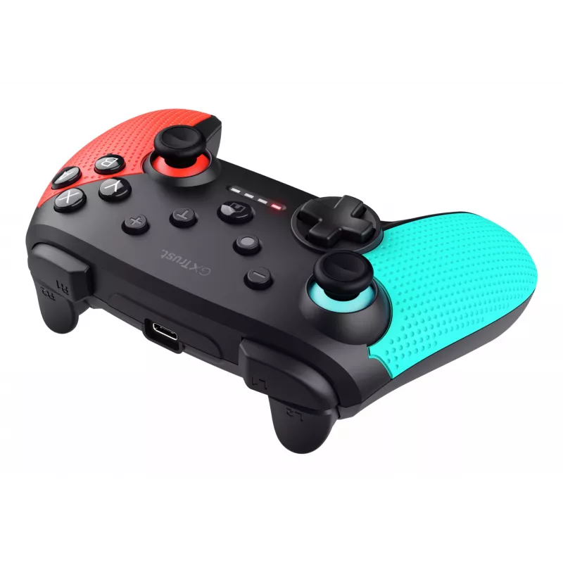 Trust GXT 1246B Muta Czarny, niebieski, czerwony Bluetooth Gamepad Nintendo Switch, Nintendo Switch Lite