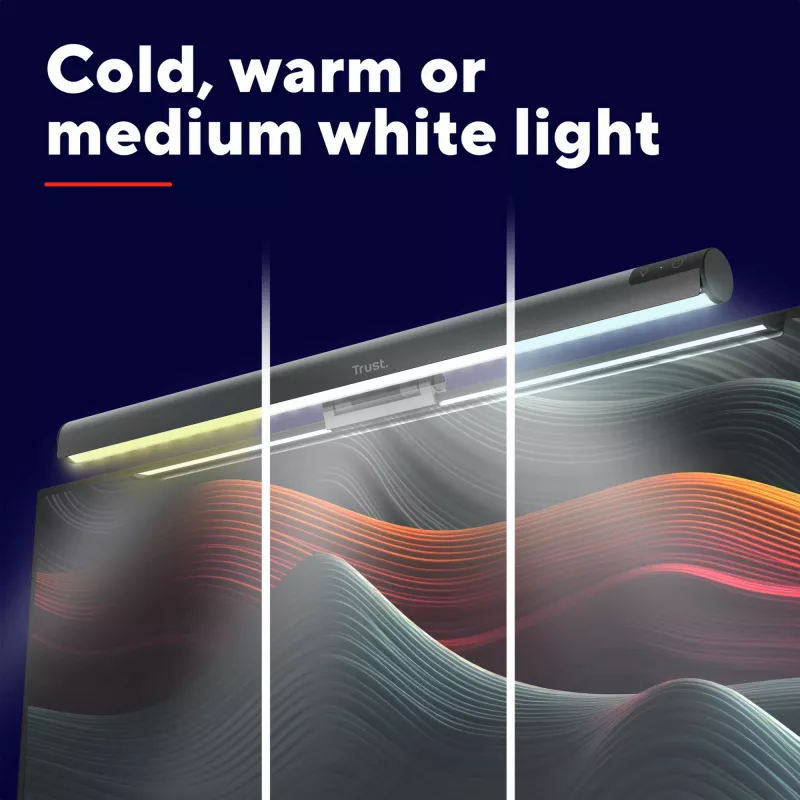 Lampa stołowa Trust Shyne Niewymienna żarówka Czarny Zasilana przez USB 70mm wysokości