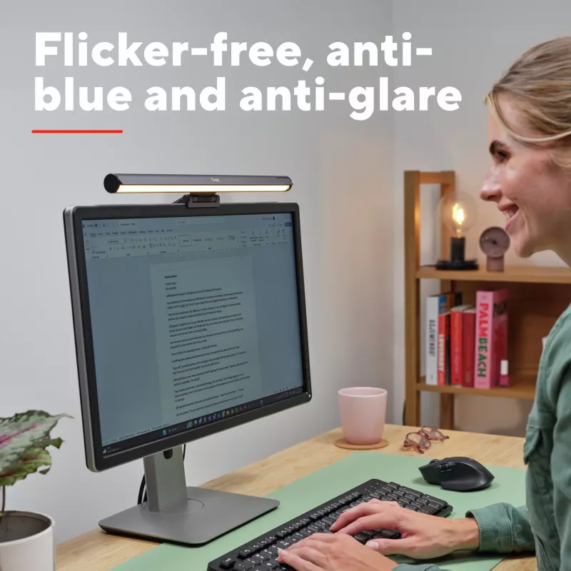 Lampa stołowa Trust Shyne Niewymienna żarówka Czarny Zasilana przez USB 70mm wysokości