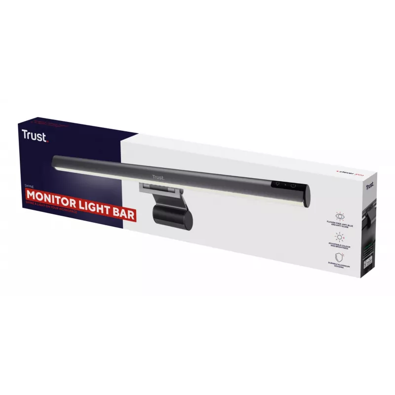 Lampa stołowa Trust Shyne Niewymienna żarówka Czarny Zasilana przez USB 70mm wysokości