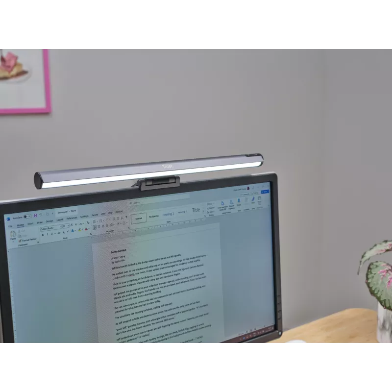 Lampa stołowa Trust Shyne Niewymienna żarówka Czarny Zasilana przez USB 70mm wysokości