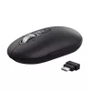 Mysz TRUST Seron cienki Multi — symetryczna mysz biurowa, optyczna 3200 DPI, RF Wireless + Bluetooth, 7 przycisków, czarna