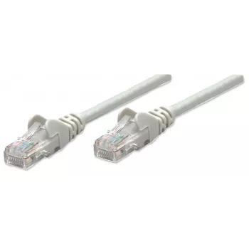 Intellinet Network kabel krosowy, Cat5e, 20m, szary, CCA, U/UTP, PVC, RJ45, Gold Plated Contacts, Snagless, Booted, Lifetime Warranty