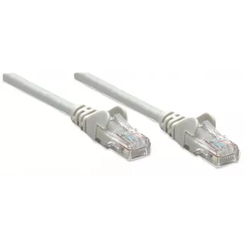 Intellinet Network kabel krosowy, Cat5e, 20m, szary, CCA, U/UTP, PVC, RJ45, Gold Plated Contacts, Snagless, Booted, Lifetime Warranty