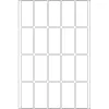 Etykiety uniwersalne HERMA 10609 19x40 mm białe Movables usuwalne papier 640 szt.