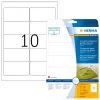 Samoprzylepna etykieta do drukarki HERMA Labels transparent crystal-clear A4 96x50,8 mm