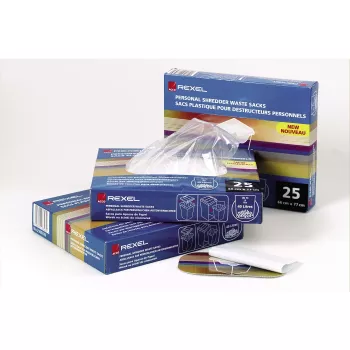 Rexel Plastic Waste Sacks for Wide Entry Shredders 175L (pack of 100)
