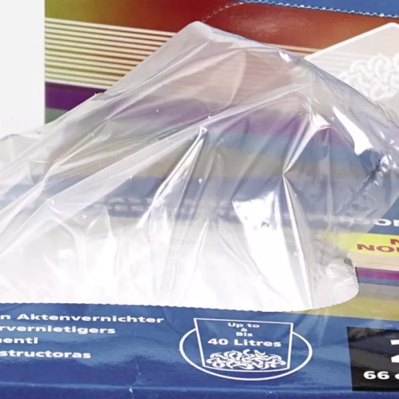 Rexel Plastic Waste Sacks for Wide Entry Shredders 175L (pack of 100)