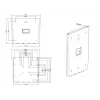 Multibrackets M VESA Wallmount III Czarny 75 100 200x100 200x200 30kg